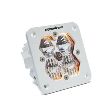 Squadron 2.0 Sport White Flush Mount LED Auxiliary Light Pod Universal
