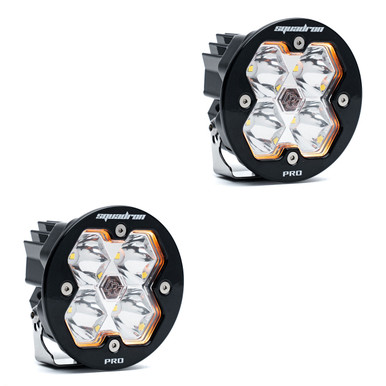 Squadron-R 2.0 Pro Black LED Auxiliary Light Pod Pair (No Harness) Universal