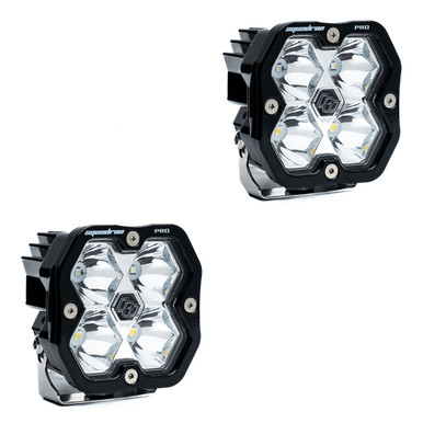 Squadron 2.0 Pro Black LED Auxiliary Light Pod Pair (No Harness) Universal