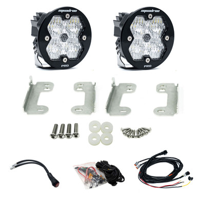 Squadron-R 2.0 Pro Fog Pocket Light Kit Jeep 2018-26 Wrangler JL, 2020-26 Gladiator JT, Note: w/ OE Sahara Bumper