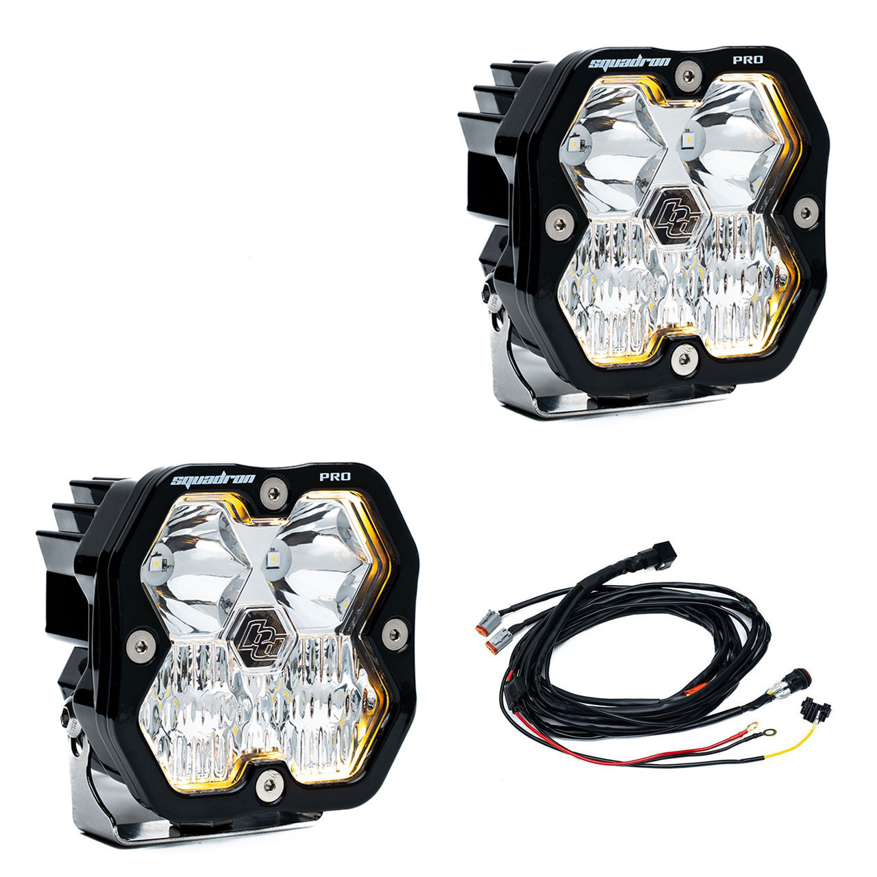 Baja Designs 49-7815-2 - Squadron 2.0 Pro Black LED Auxiliary