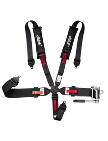 5.2 Cam-Lock Harness (SFI 16.1) with Ratchet Straps, Black