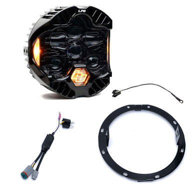 DOT LP6 LED Single Headlight Kit 1996-2013 Harley Davidson Street Glide/Road King