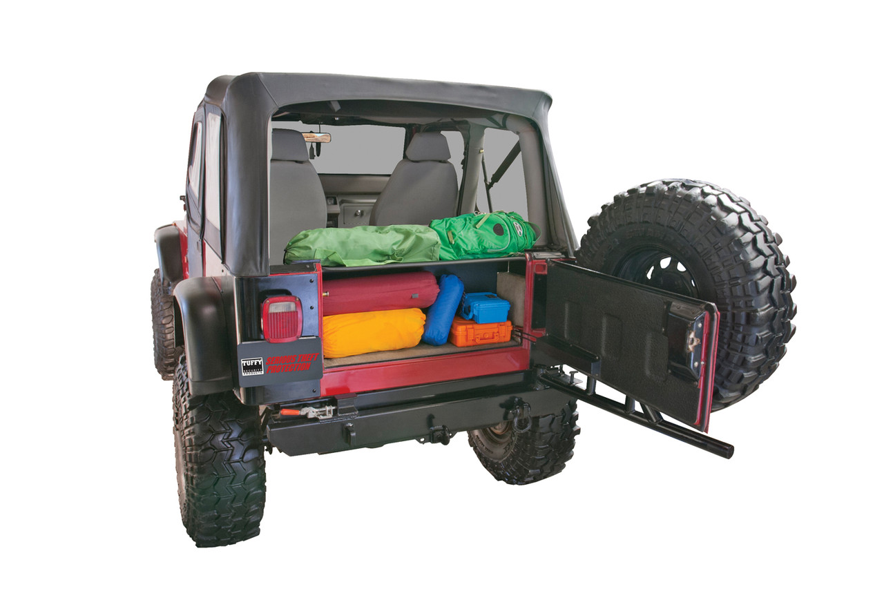 Cargo Enclosure | Standard | Jeep Wrangler YJ | 1987-1995 - 1987-95 Wrangler  YJ (Black) - Tuffy Security Products