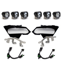 Can-Am S1 Triple LED Headlight Kit - Can-Am 2017-24 Maverick X3 - Baja Designs - Off-Road LED & Laser Lights | Automotive, Jeep, Truck, UTV, ADV, Dirtbike