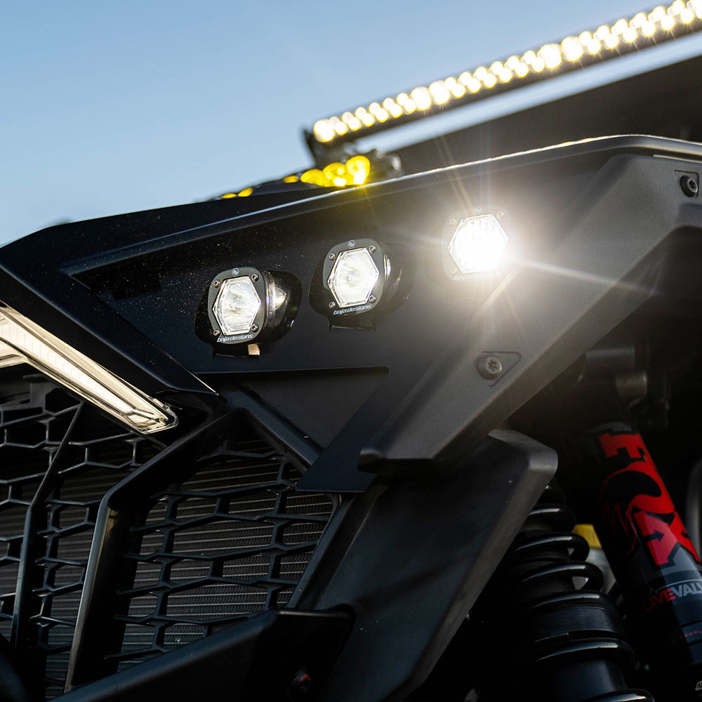 Polaris S1 Triple LED/Laser Headlight Kit - Polaris 2020-24 RZR