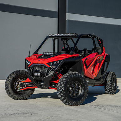 Polaris OnX6+ 10 Inch Hood Mount Light Bar Kit Polaris 2020-25 RZR Pro XP, 2022-2024 RZR Turbo R