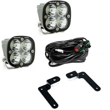 Jeep JL/JT Squadron Sport A-Pillar Light Kit Jeep 2020-24 Gladiator, 2018-24 Wrangler JL