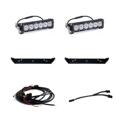 Ford OnX6+ 10 Inch Dual Behind Grille Light Bar Kit Ford 2021-23 F-150, NOTE: Raptor