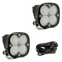Squadron Pro Black LED Auxiliary Light Pod Pair - Universal - Baja