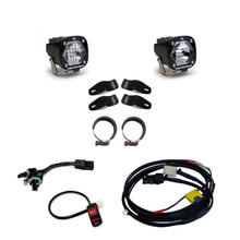 Moto S1 Auxiliary Light Kit - Universal - Baja Designs - Off