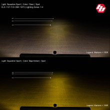 Baja Designs 557813 - Squadron Sport Black LED Auxiliary Light Pod