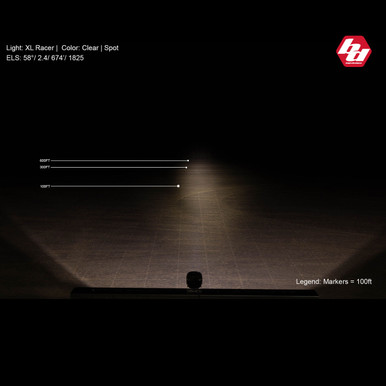 XL Racer Edition LED Auxiliary Light Pod Pair Universal