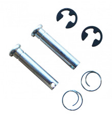 Pivot Pins, E-Clips, and Circular-Cotters (2-Pack)
