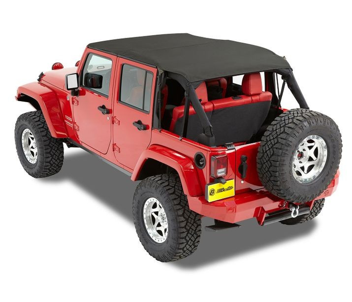 Header Extended Safari Cable Style Bikini Top - Jeep 2010-18 Wrangler JK; 2-Door  - Bestop | Leading Supplier of Jeep Tops u0026 Accessories