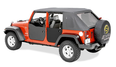 Lower Fabric Half Doors 4-Door Jeep 2007-2018 Wrangler JK