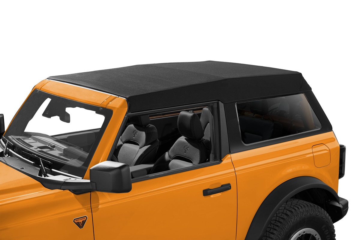 Trektop® Slantback Soft Top; Exc. Raptor - Ford 2021-24 Bronco