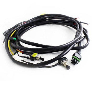 Baja Designs XL/OnX6 Hi-Power Wire Harness w/ Mode Switch - 2 Lights Max Universal