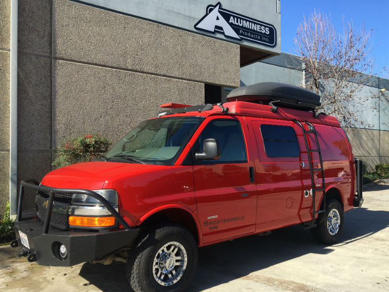Chevy Express Side Ladder | 2003-2025 | Aluminess