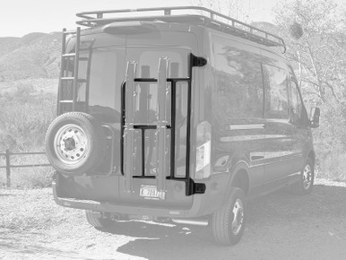 Vertical Rear Door Bike Rack Combo 2015-24 Ford Transit