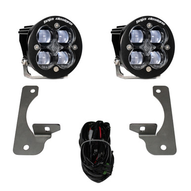 Jeep JK Squadron-R SAE Fog Pocket Light Kit Jeep 2007-09 Wrangler JK, NOTE: w/ Premium OE Bumper