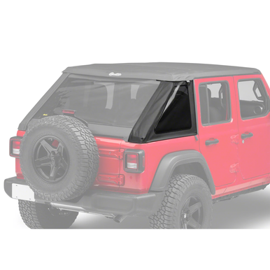 Service Part - Passenger Side Window - JL 4-Door Trektop Slantback - Black Diamond Service Part - Passenger Side Window - JL 4-Door Trektop Slantback - Black Diamond