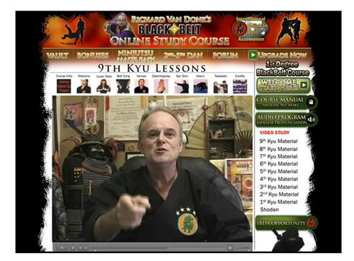 Shihan Richard Van Donk's Complete Online Ninjutsu Masters Course