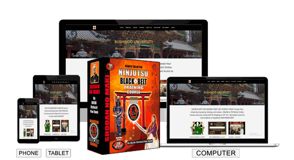 Ninjutsu Black Belt (Shodan) Course binder and online training