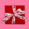 Puppy love ribbon tied in a bow is makes for a very sweet Valentine gift!