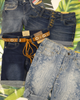  4pc Grab Bag GIRLS Roebuck JEAN SHORTS #15457C (m-3-4)