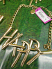 5pc $375 in Betsey Johnson HAPPY Necklaces #16513H ()