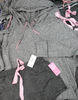 9pc Juniors Sleep HOODIES & Shorts GREY #16713B (n-3-3)