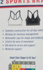 5 SETS = 10pc Champion Sports Bras MEDIUM #17560F (Q-5-7)