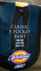 34pc Juniors DICKIES Work Pants Size 1 3 & More #18000V (L-5-6)
