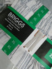 10pc BRIGGS Comfort Waist Cloth Pants WHITE #20633c  (N-5-4)