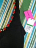 25pc BETSEY JOHNSON Black Rose Bikini Tops #22439F (Y-3-3)
