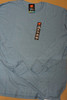 80pc Mens HANES X-Temp Long Sleeve Tees BLUE Medium #23163v ()