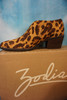 12prs Womens ZODIAC Animal Print Ankle Boot / Shoes +Boxes #27819Q (ZZ-2/3-5)