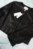 1pc $895 Rebecca Taylor 100% Calf Leather Jacket Size LARGE #29373F (Q-4-4)