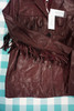 1pc DEREK LAM 10 CROSBY Faux Leather Jacket Size 0 #29392G (O-5-3)