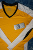 14pc Kids ASICS $44 Junior Roll Shot Long Sleeves GOLD YELLOW / WHITE XL #29614J (Q-2-3)