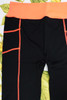 99pc J&M Womens ACTIVE Leggings BLACK & NEON #23090P-LC (W-5-4)