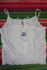 36pc Juniors ULTRA FLIRT White Lace Detail Tank Tops Medium #26233i-LC (M-4-1)