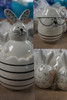 9+pc N*RDSTR*M Easter Bunny Salt & Pepper Shaker SETS + Jars #26872c (i-1-1)