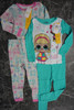 19 SETS = 76pc Girls LOL SURPRISE 4-Piece PJ Sets Size 4 OVERSTOCKS #32039B (W-9-4)