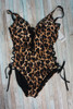19pc BAR III $94 Leopard Bathing Suits ALL SIZES Duplicates  #34028F (W-7-3)