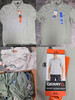 19pc Mens GERRY Dri-Fit Polo Shirts Large XXL Duplicates OVERSTOCKS #36153K (B-14-4)