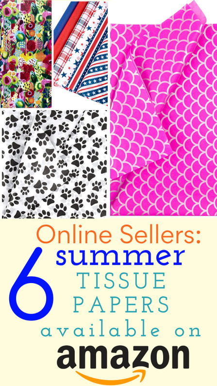 Online Sellers: The 6 Cutest Summery Tissue Papers on Amazon