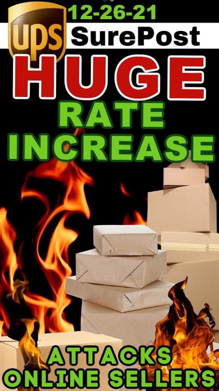UPS HUGE SurePost Rates Increase Leaves Online Sellers Enraged