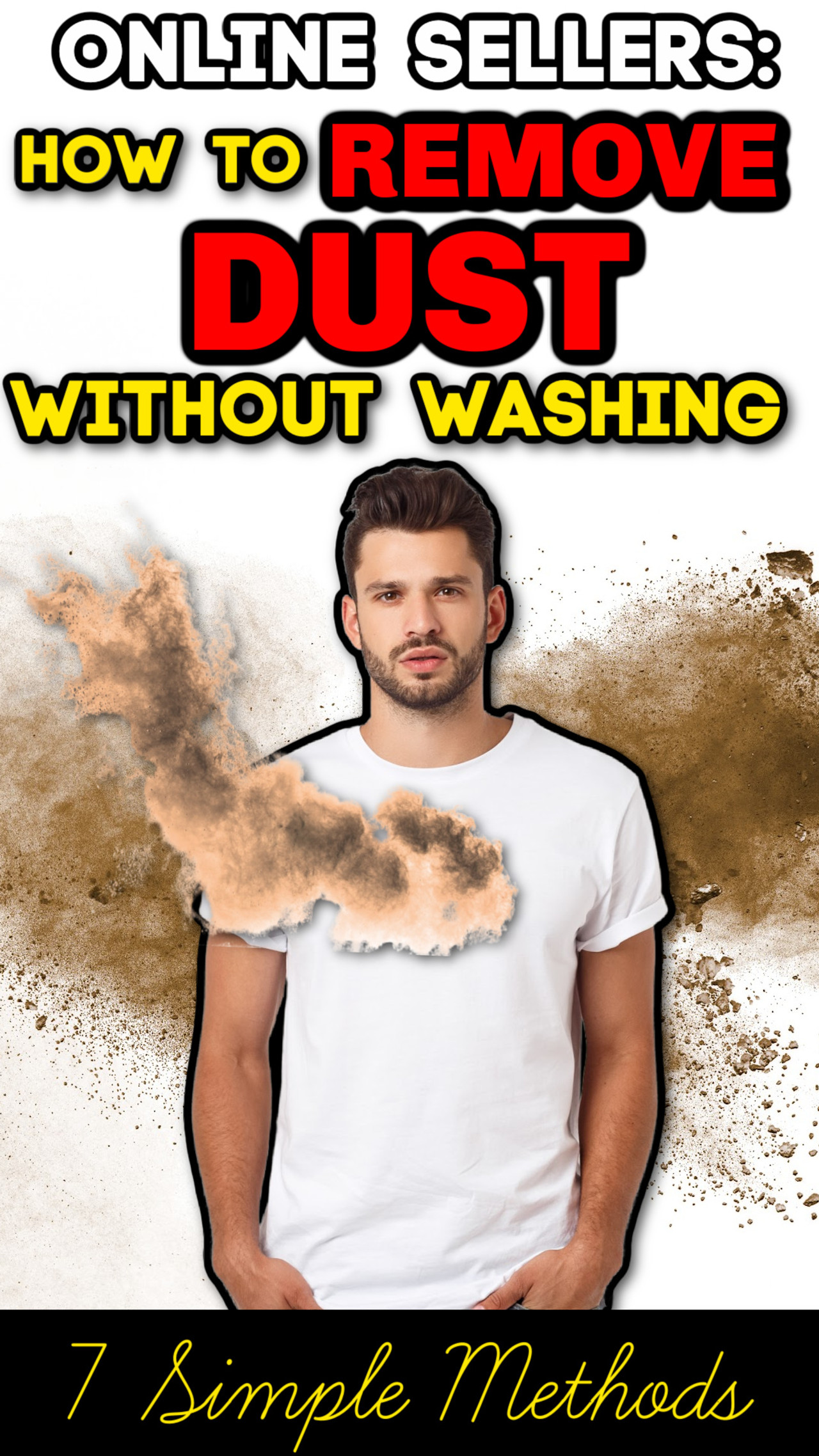 Online Sellers How to Remove Dust From Clothing WITHOUT Washing Big